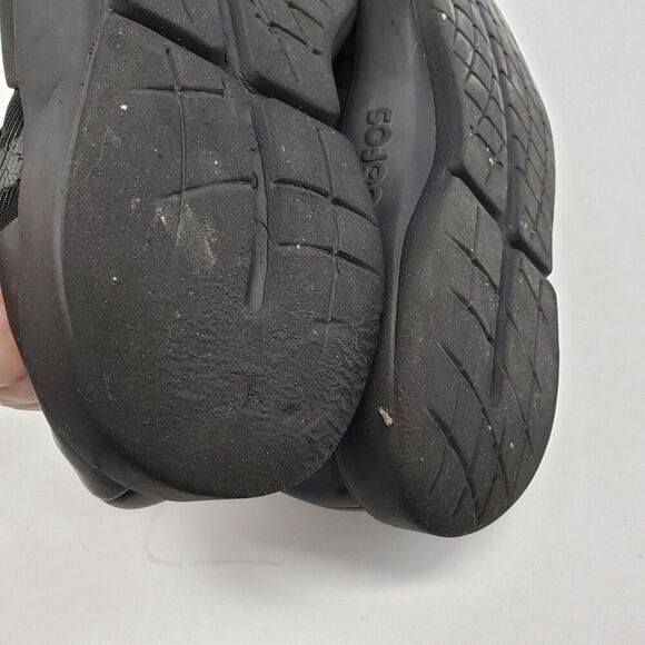 Oofos OOmg Low Shoes Mens Size 10 Black Green Recovery Slip On Comfort Walking - Picture 10 of 13